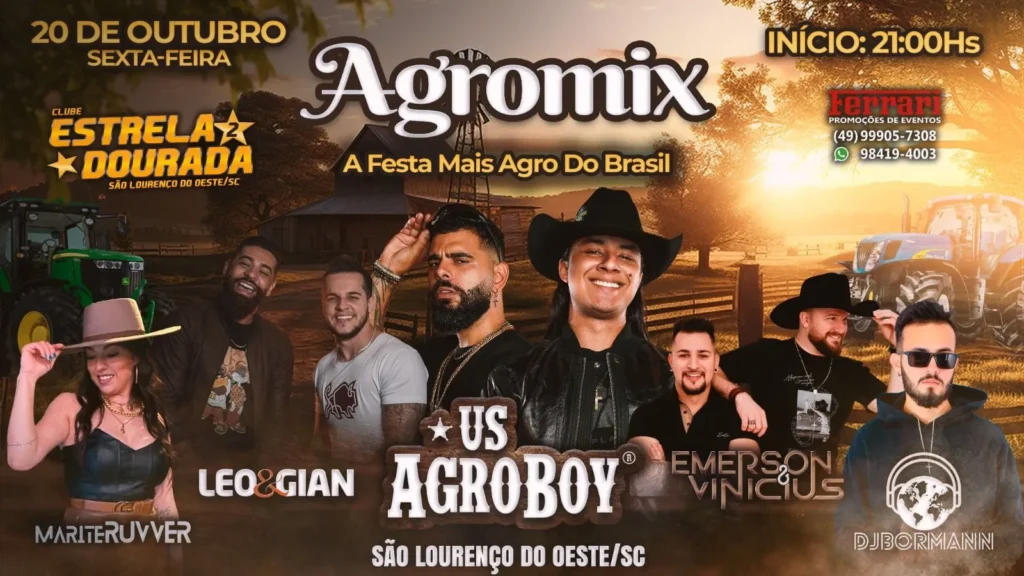 Agromix 2023 em São Lourenço do Oeste
