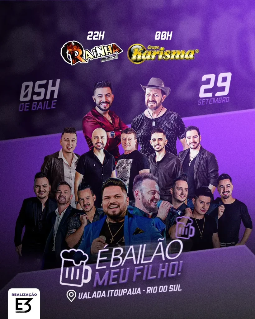 É Bailão 2023 em Rio do Sul