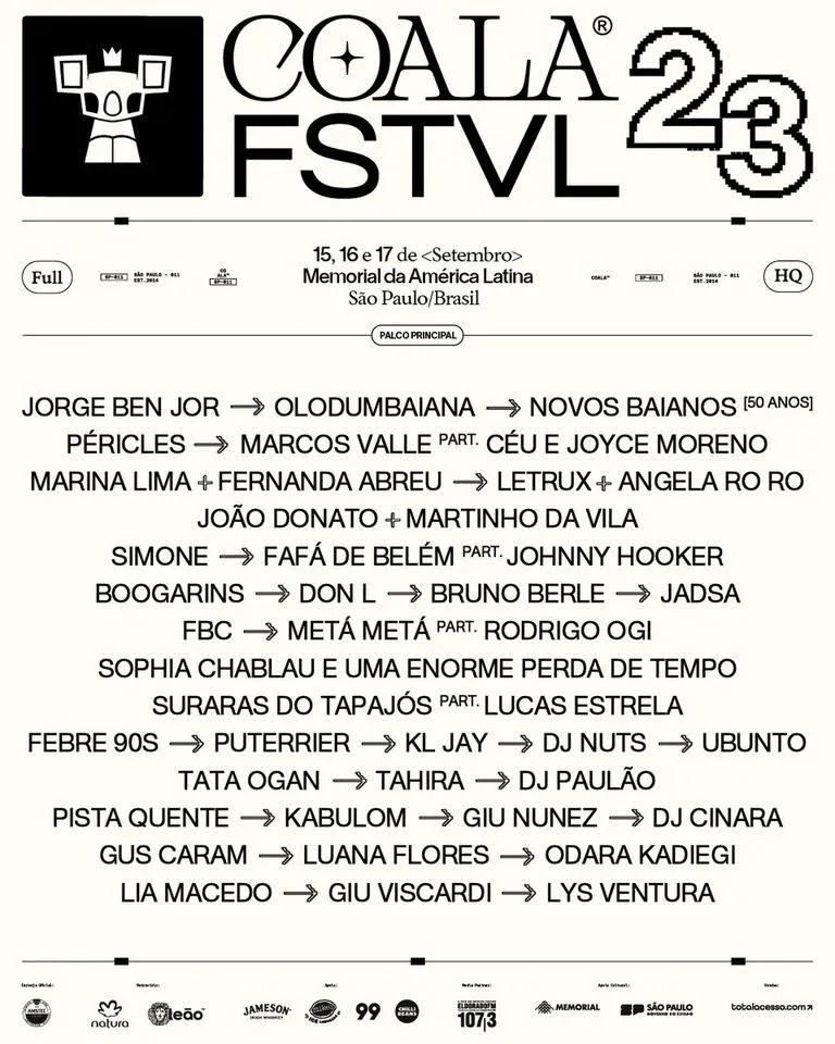 Coala Festival 2023 em São Paulo