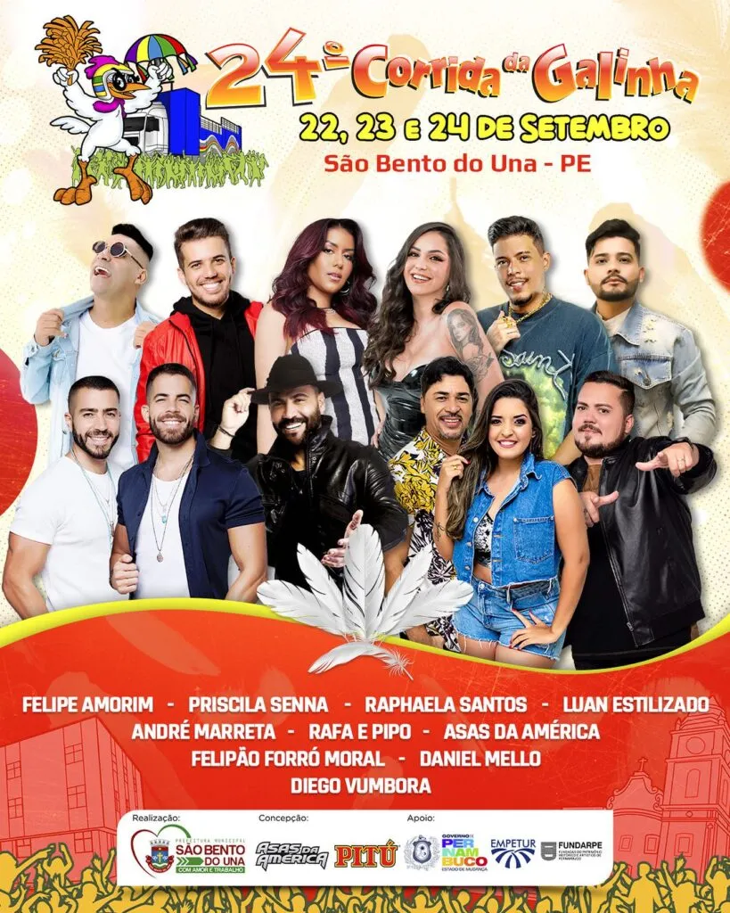 Corrida da Galinha 2023 em São Bento do Una