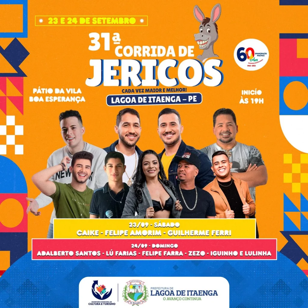 Corrida de Jericos 2023 em Lagoa do Itaenga