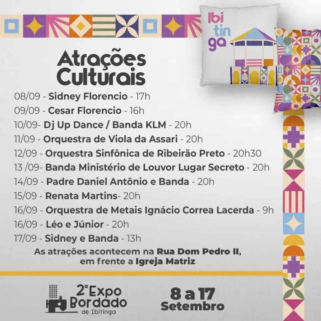 Expo Bordado 2023 em Ibitinga