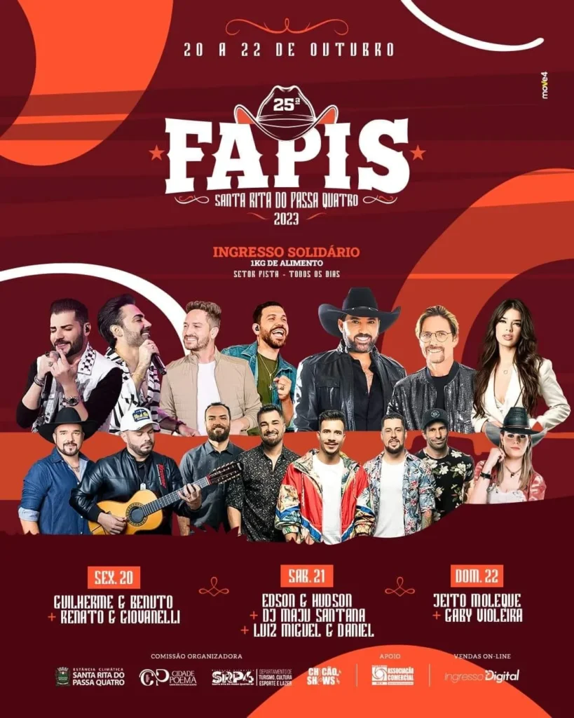 FAPIS 2023 em Santa Rita do Passa Quatro
