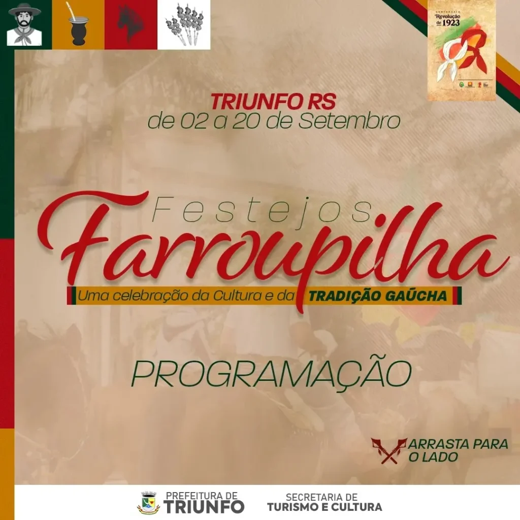 Festas da Farroupilha 2023 em Triunfo RS