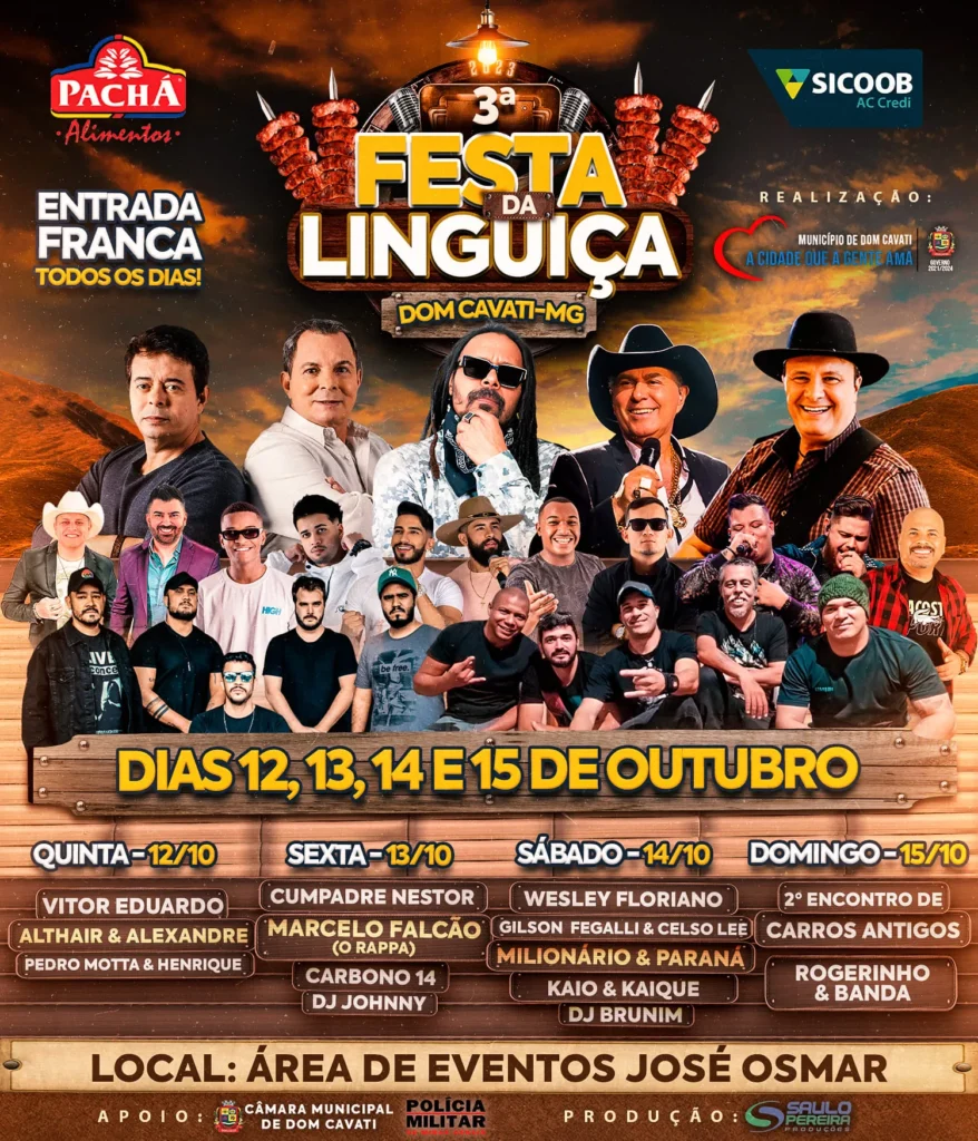 Festa da Linguiça 2023 em Dom Cavati