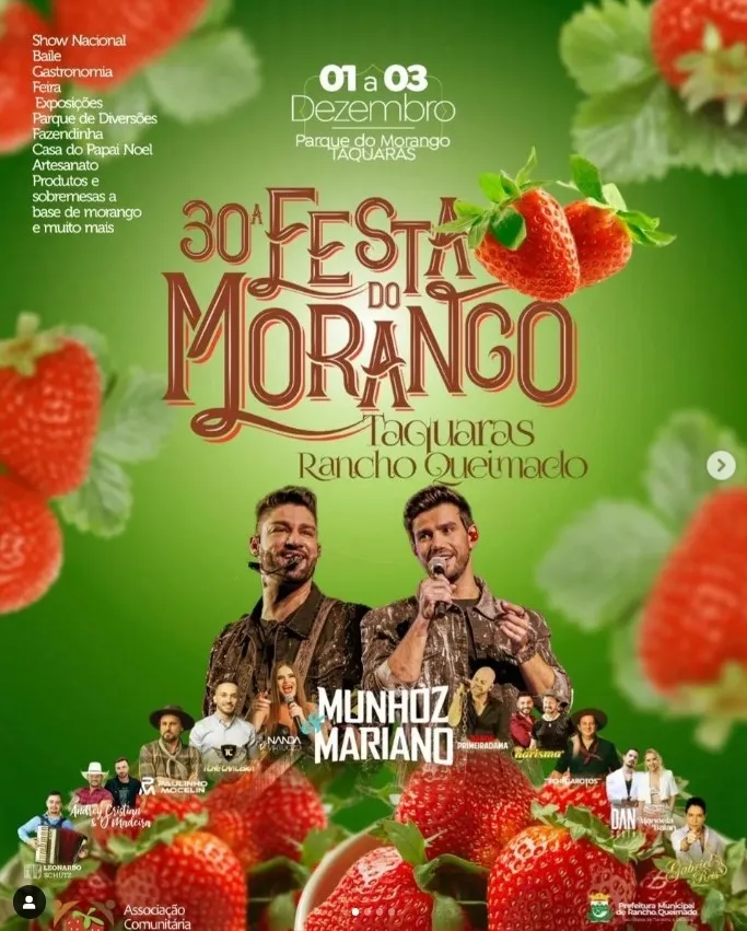 Festa do Morango 2023 em Rancho Queimado