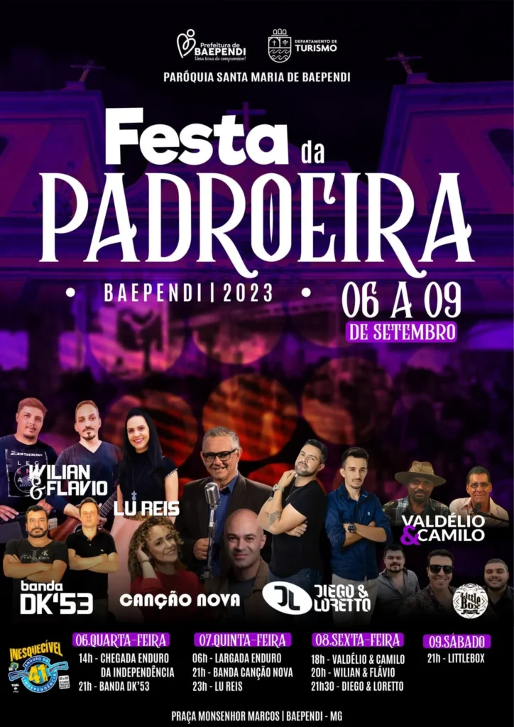 Festa da Padroeira 2023 em Baependi