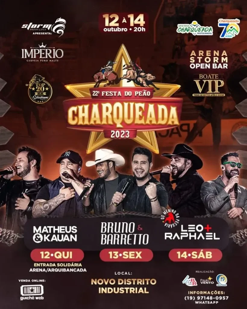 Festa do Peão 2023 em Charqueada