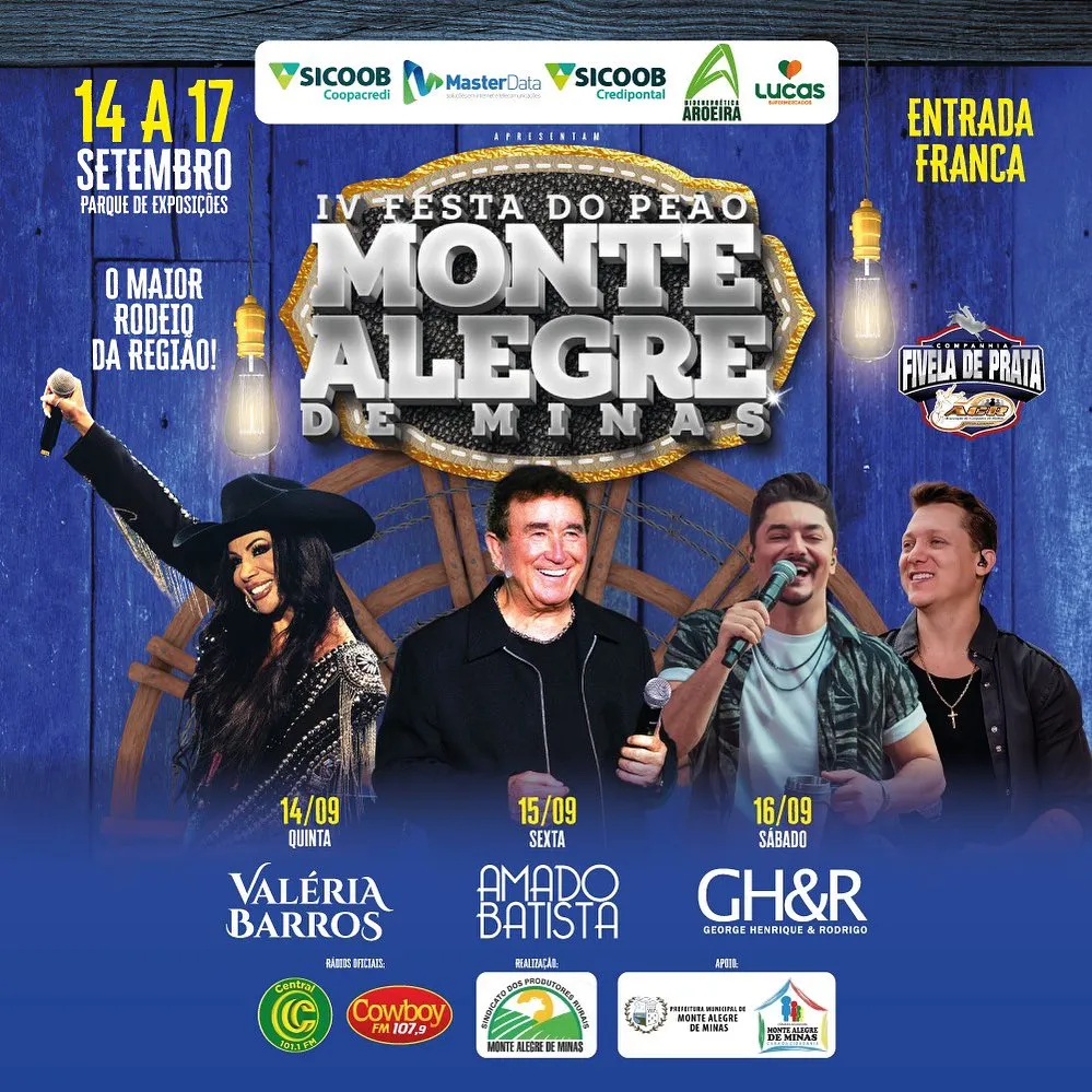 Festa do Peão 2023 em Monte Alegre de Minas