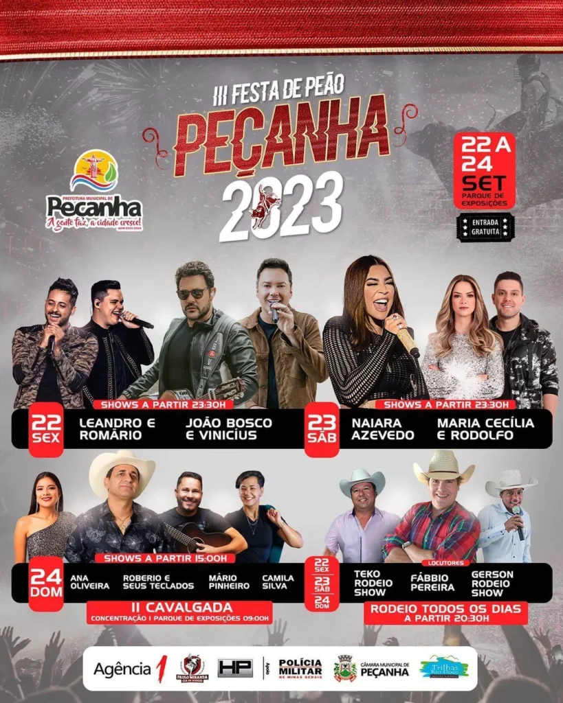 Festa do Peão de Peçanha 2023