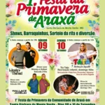 Festa da Primavera de Araxá 2023 em Santa Bárbara do Monte Verde