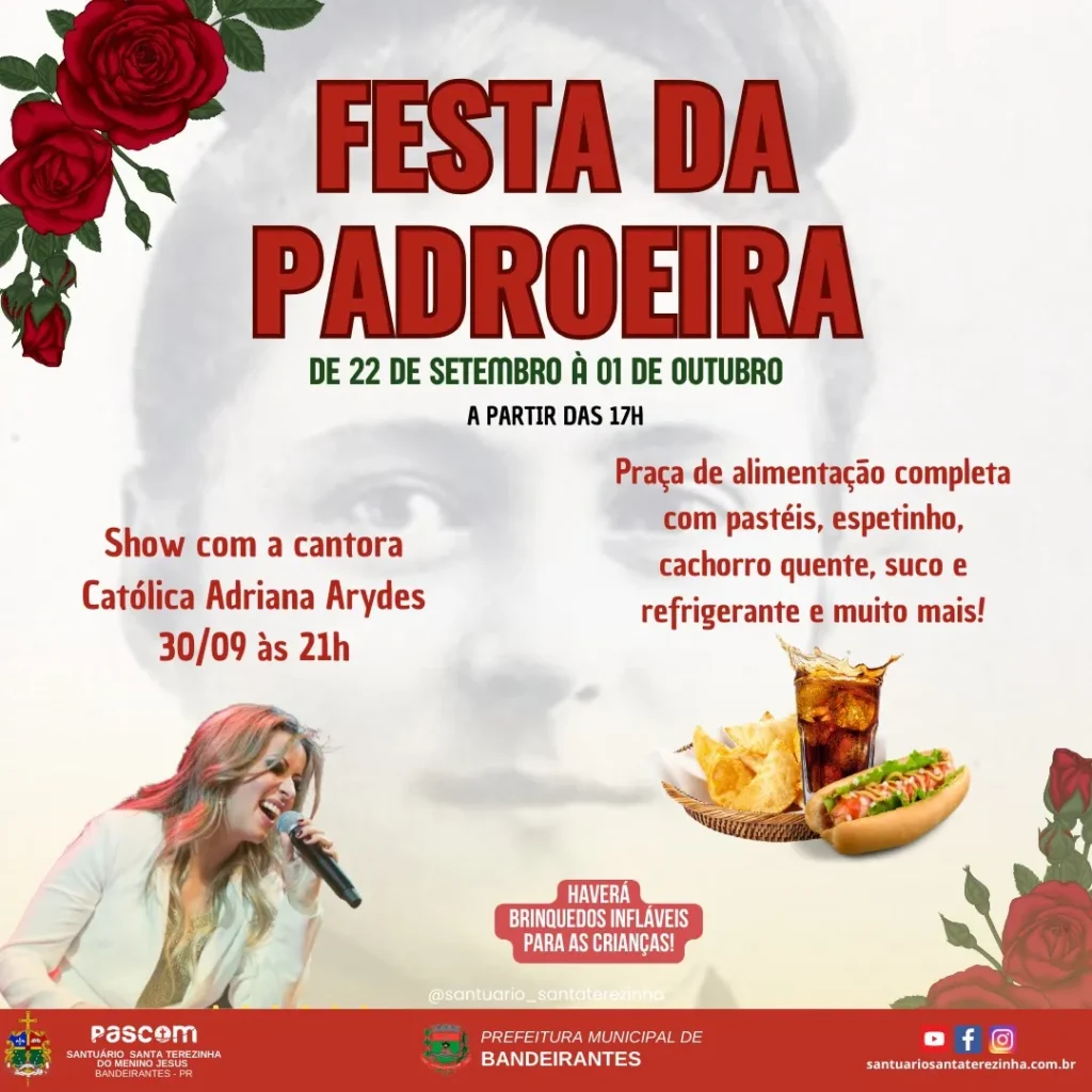Festa de Santa Terezinha 2023 em Bandeirantes