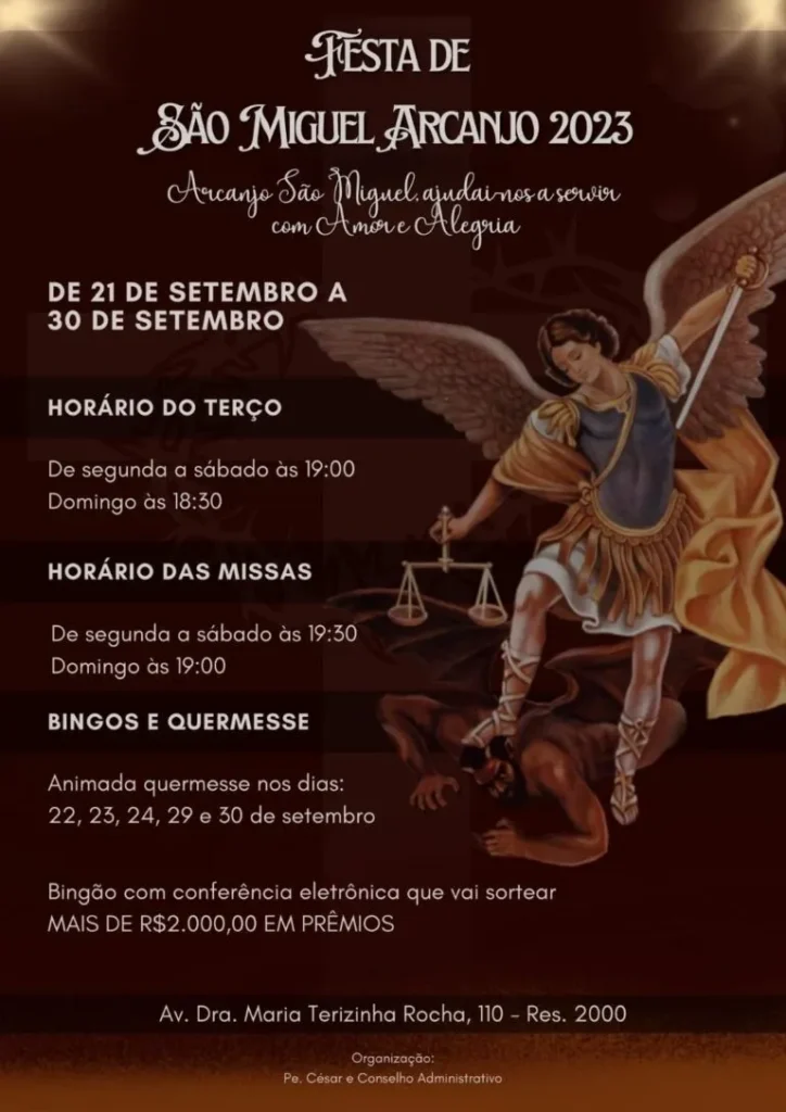 Festa de São Miguel Arcanjo 2023 em Uberaba