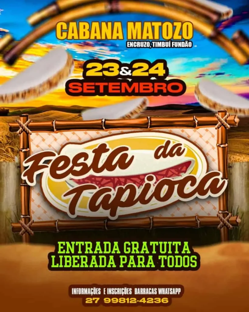 Festa da Tapioca 2023 em Fundão