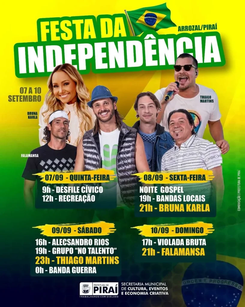 Festa da Independência 2023 em Piraí