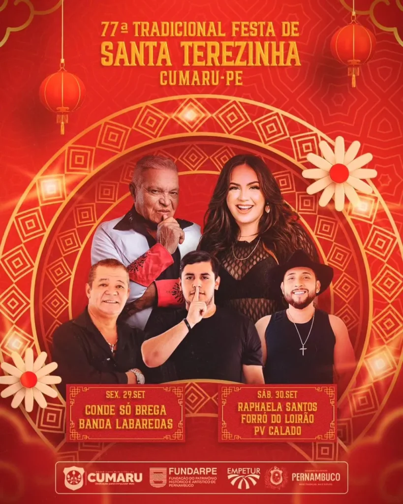 Festa de Santa Terezinha 2023 em Cumaru