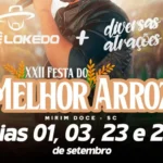 Festa do Melhor Arroz 2023 em Mirim Doce