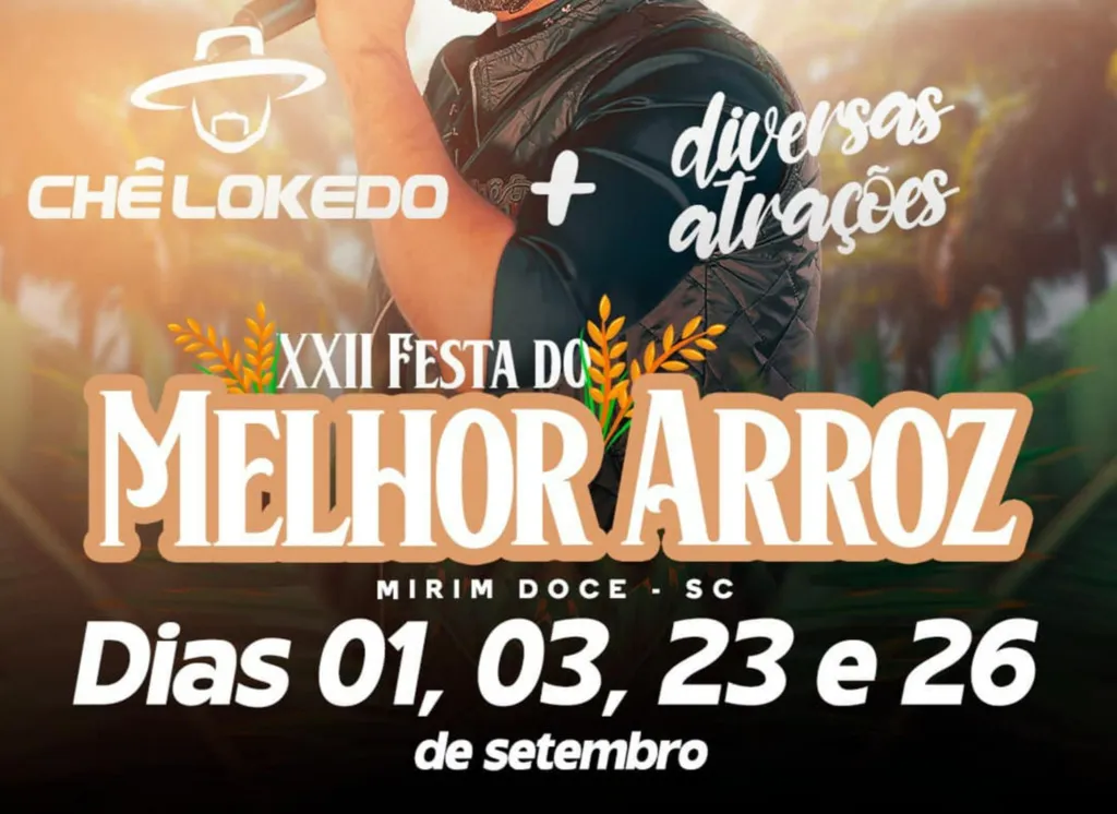 Festa do Melhor Arroz 2023 em Mirim Doce