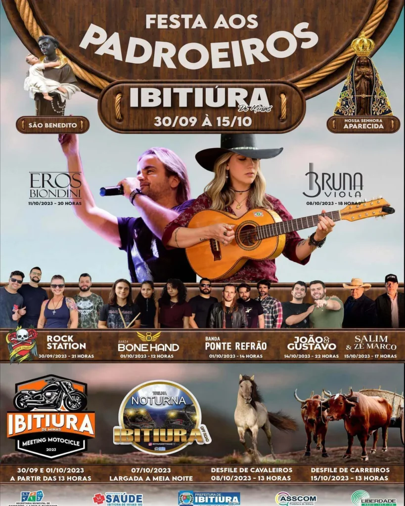 Festa de São Benedito 2023 em Ibitiúra de Minas