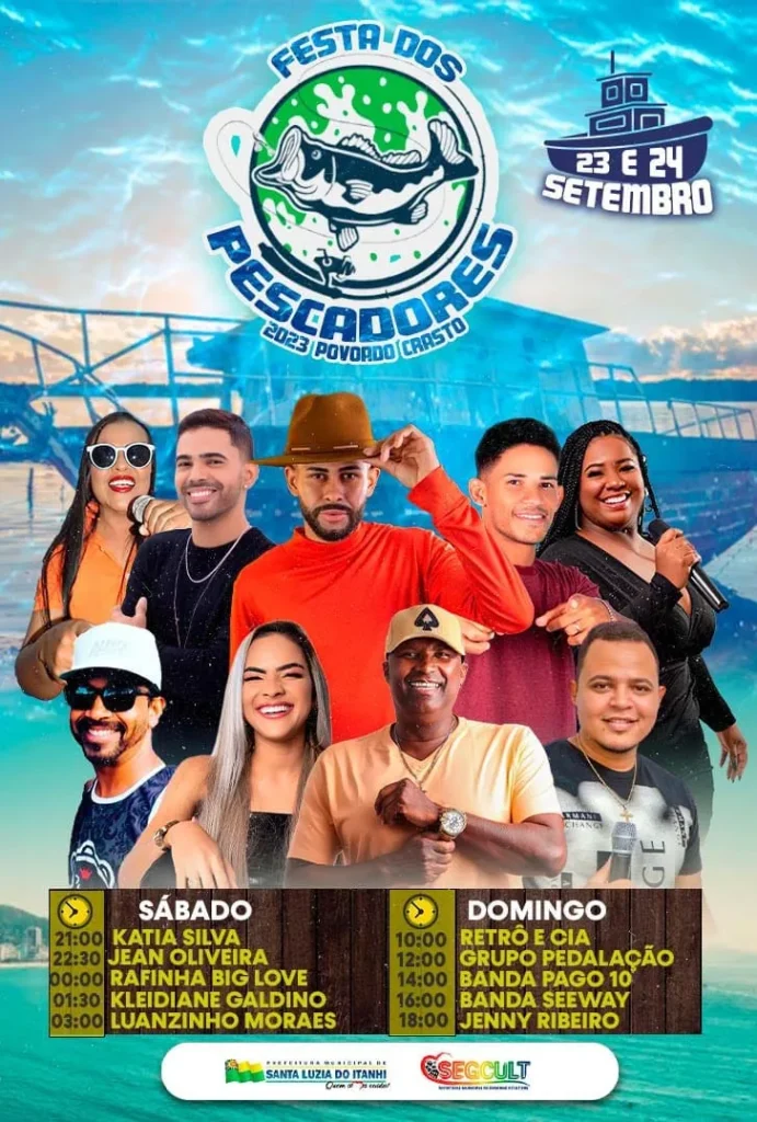 Festa dos Pescadores 2023 em Santa Luzia do Itanhy
