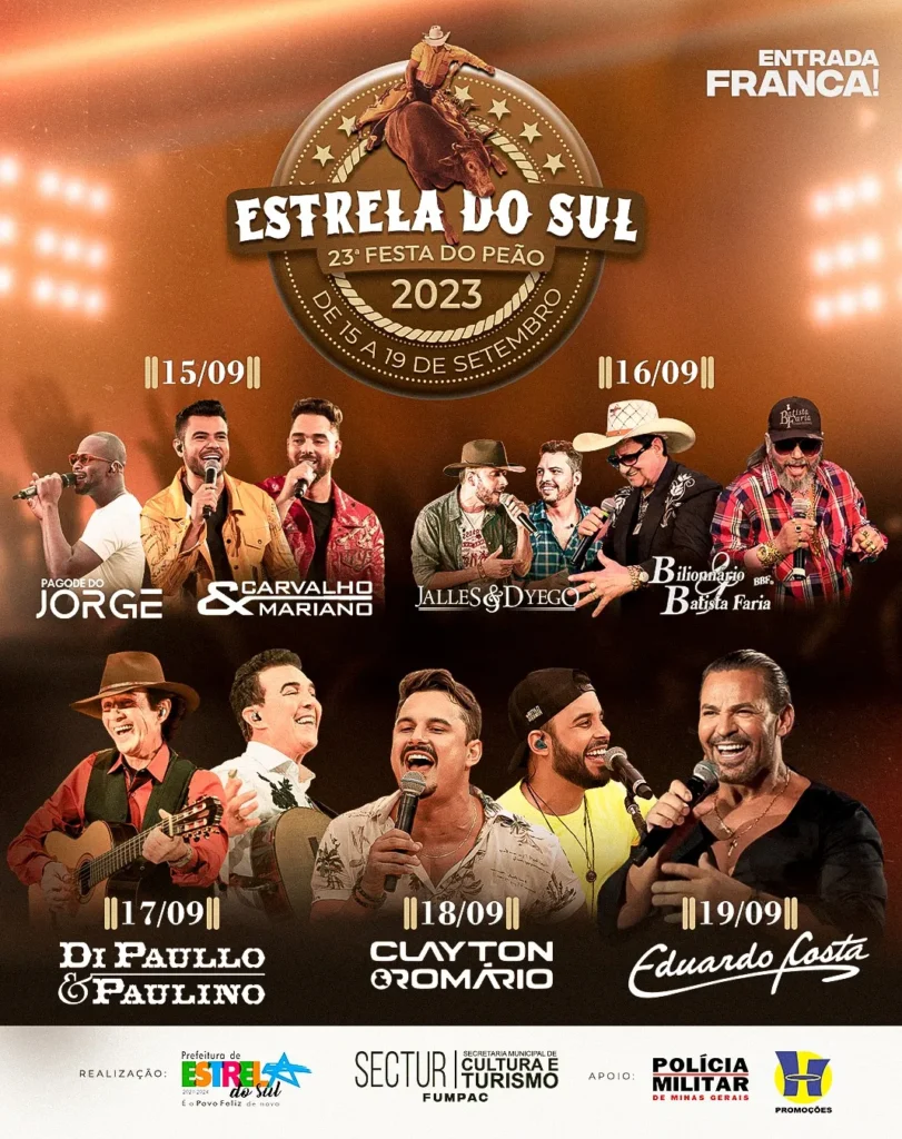 Festa do Peão 2023 em Estrela do Sul