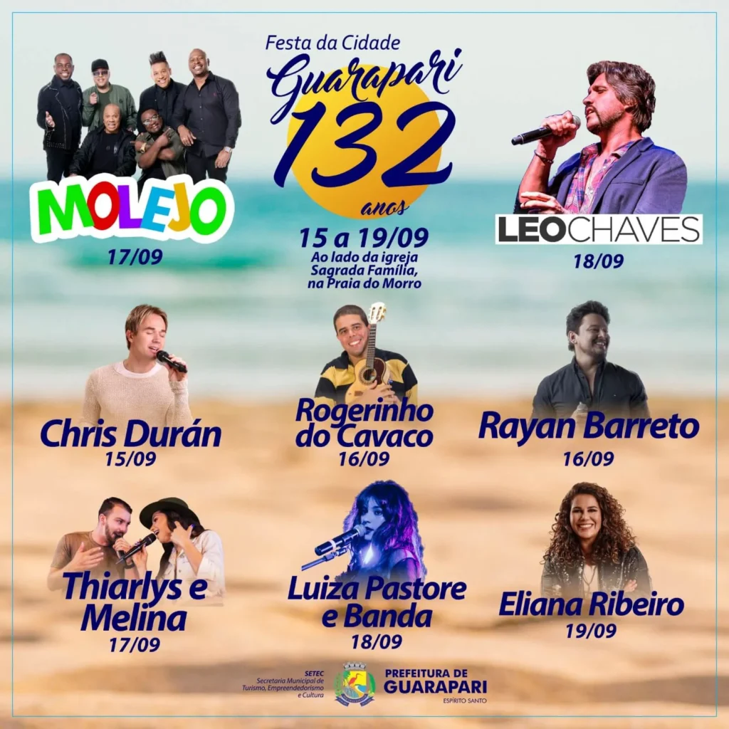 Festas da Cidade 2023 em Guarapari