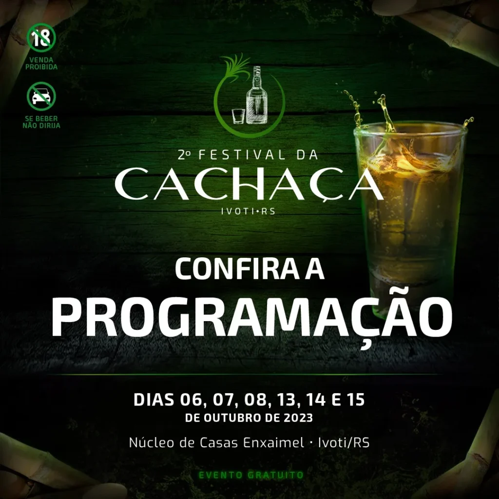 Festival da Cachaça 2023 em Ivoti