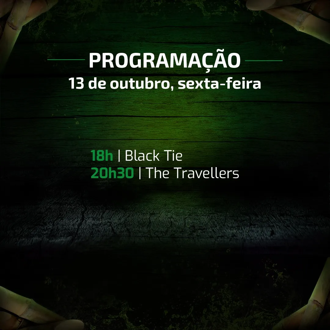 Festival da Cachaça 2023 em Ivoti Programacao 13 de Outubro