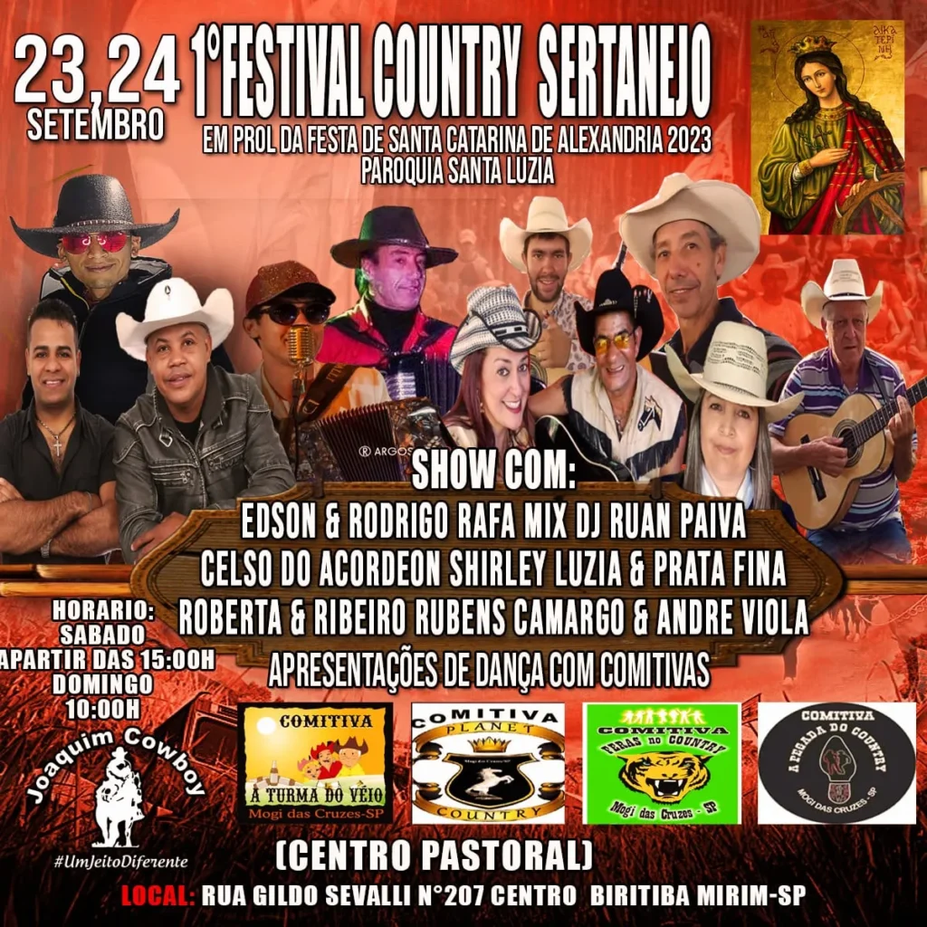 Festival Country Sertanejo 2023 em Biritiba Mirim