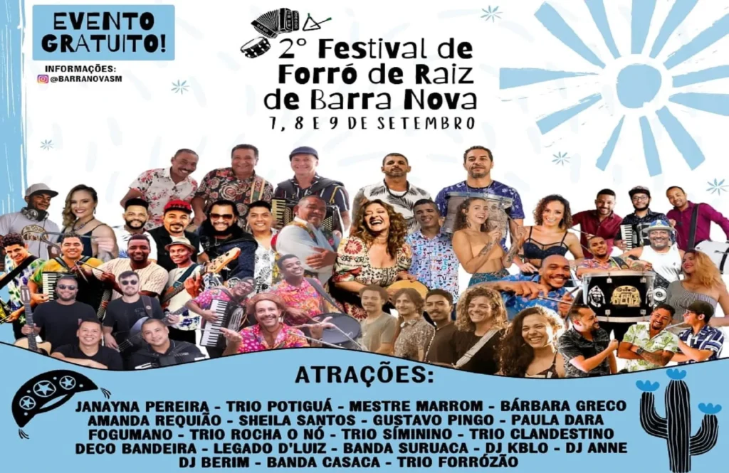 Festival de Forró de Raiz da Barra Nova 2023 em São Mateus