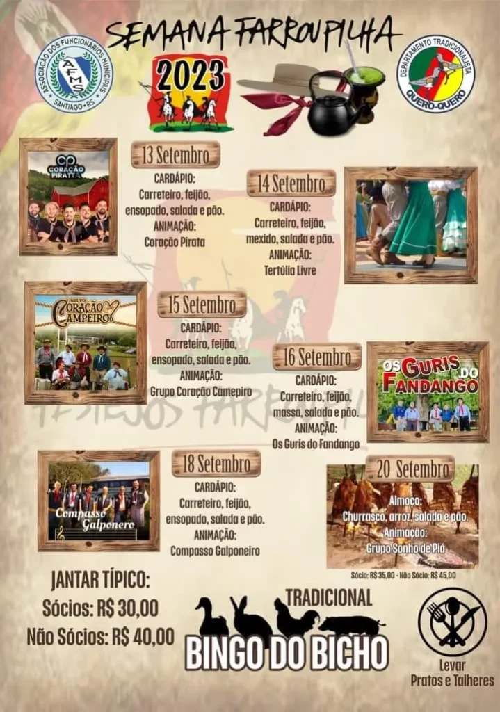 Semana Farroupilha 2023 em Santiago