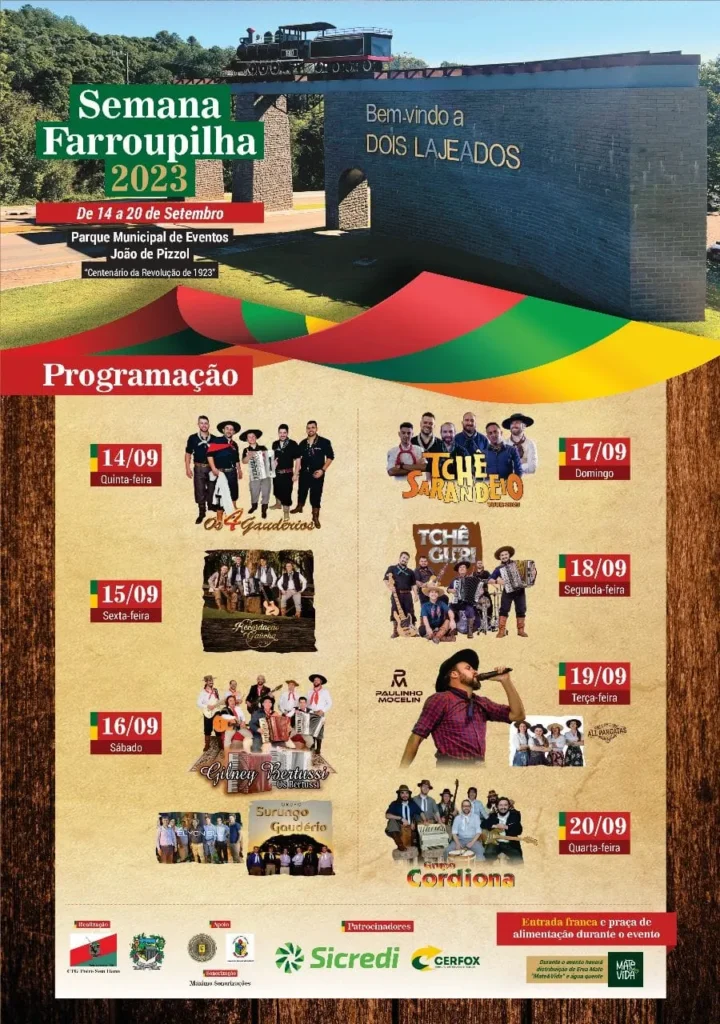 Semana Farroupilha 2023 em Dois Lajeados