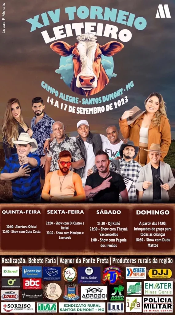 Torneio Leiteiro 2023 em Santos Dumont