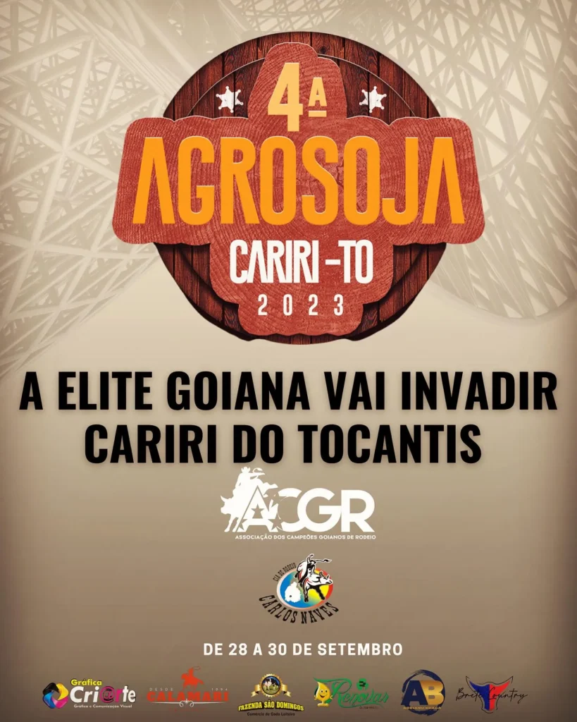 Agrosoja 2023 em Cariri do Tocantins