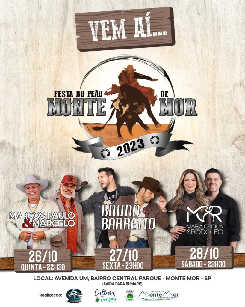 Festa do Peão 2023 em Monte Mor