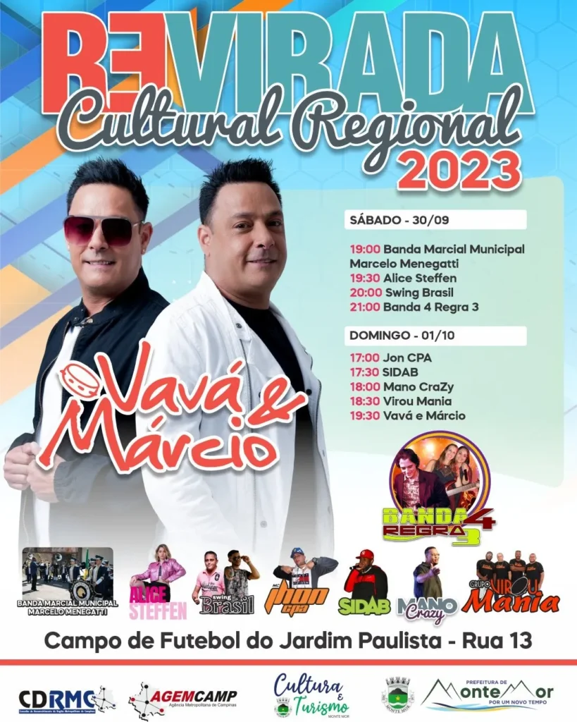 Revirada Cultural Regional 2023 em Monte Mor