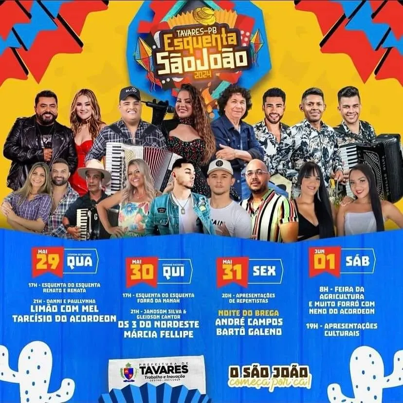 Esquenta de São João 2024 em Tavares