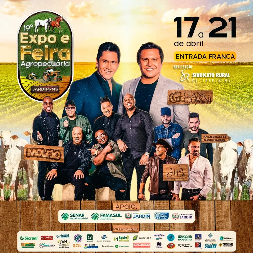 Expo Feira Agropecuária 2024 em Jardim