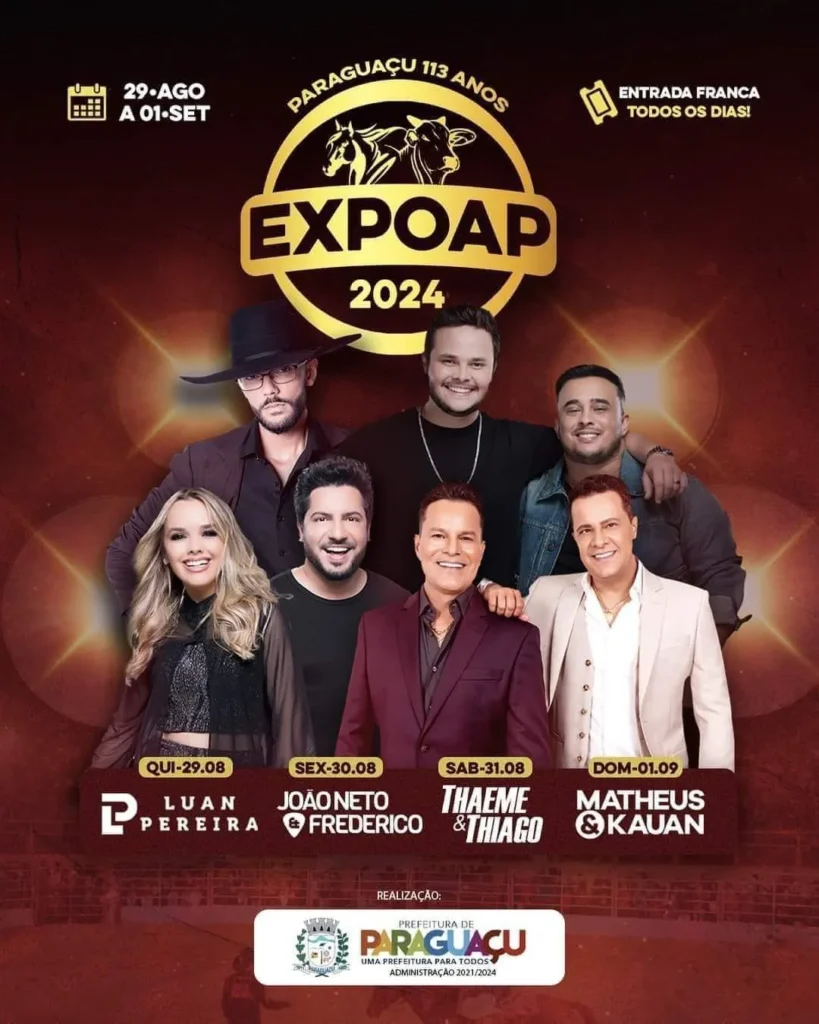 Expoap 2024 em Paraguaçu