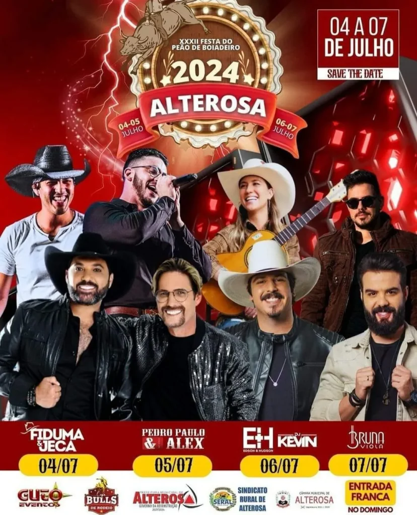 Festa do Peão 2024 em Alterosa