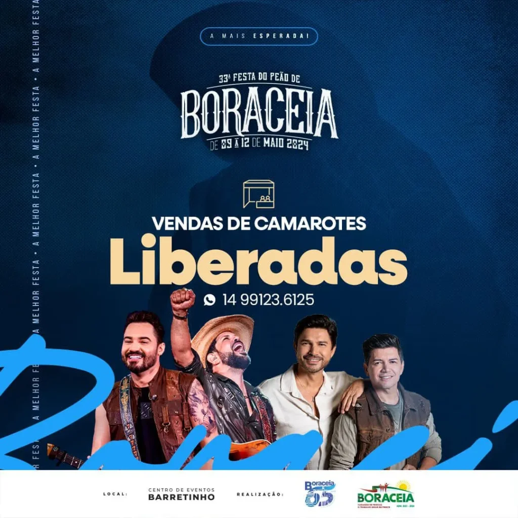 Festa do Peão 2024 em Boracéia