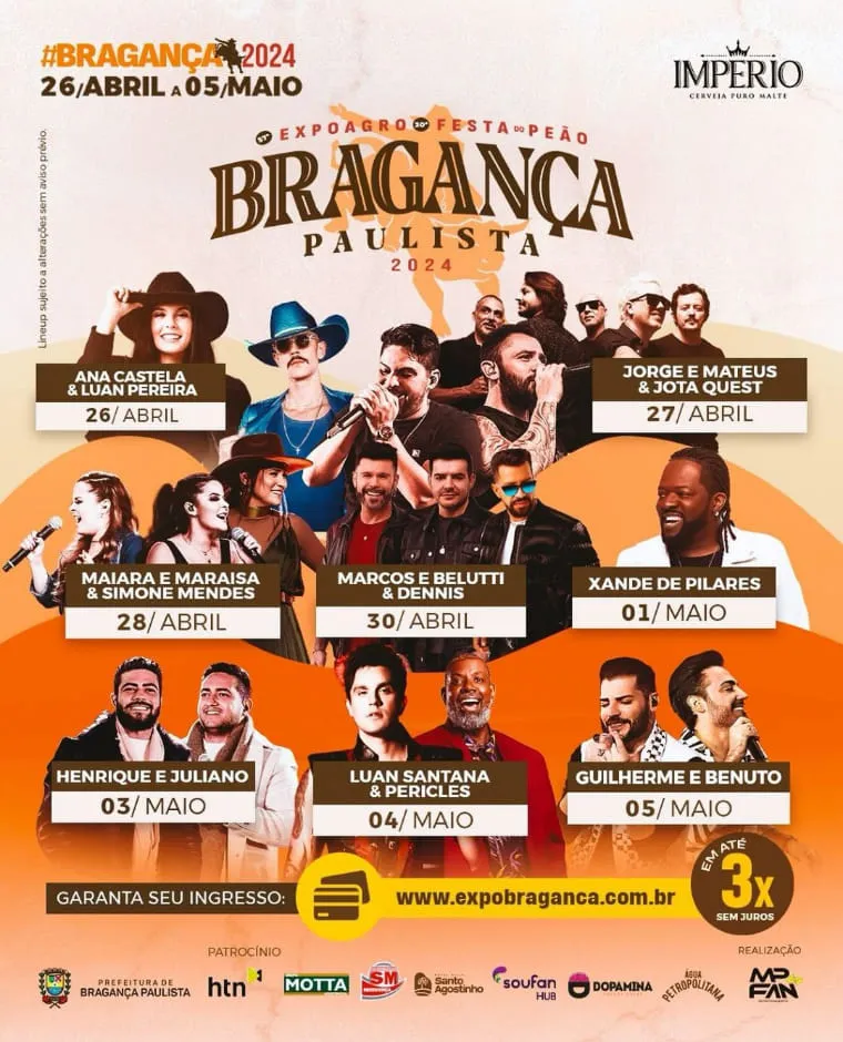 Festa do Peão 2024 em Bragança Paulista