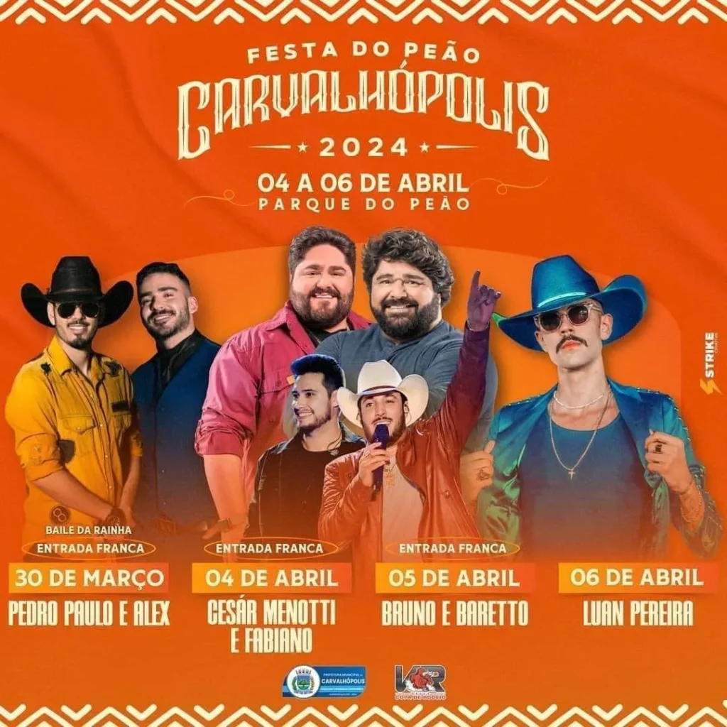 Festa do Peão 2024 em Carvalhópolis