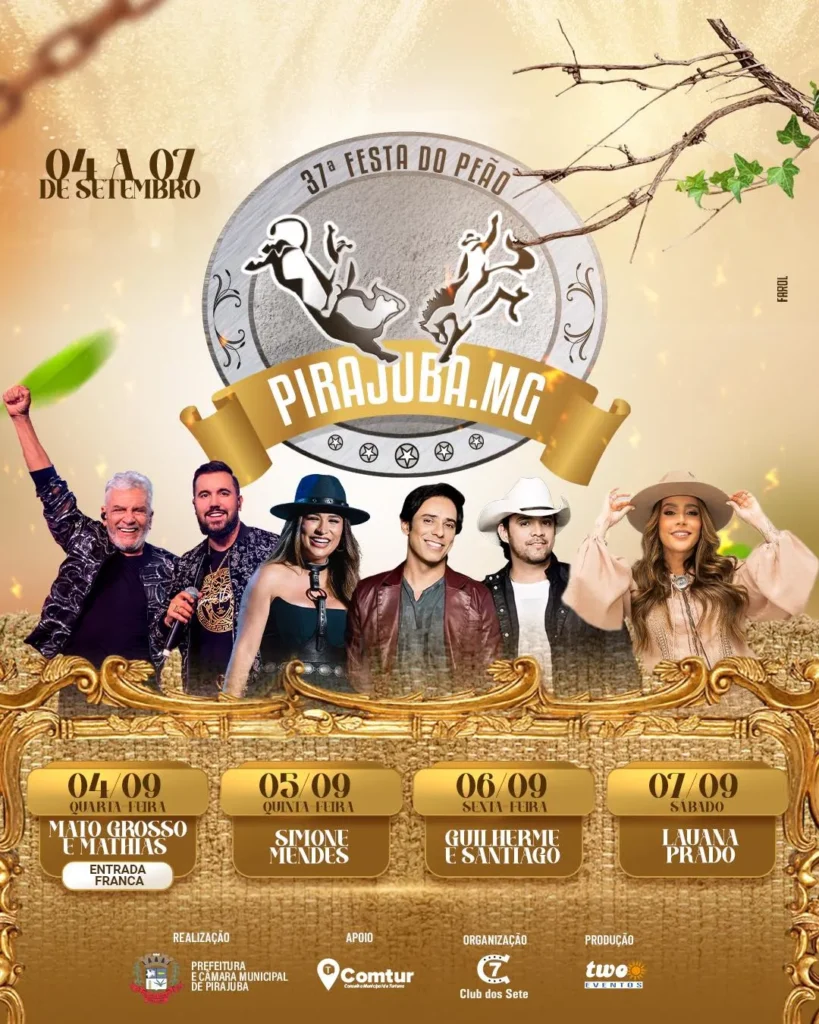 Festa do Peão 2024 em Pirajuba