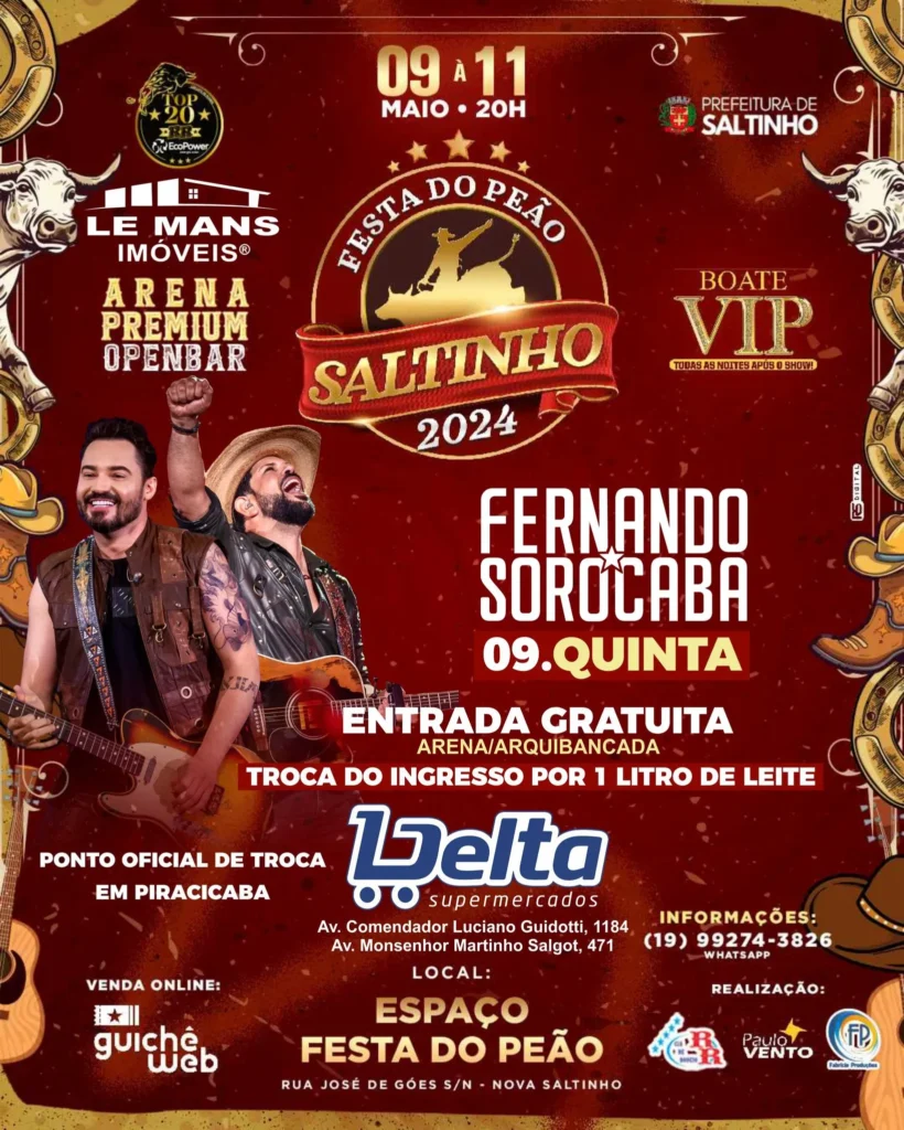 Festa do Peão 2024 em Saltinho
