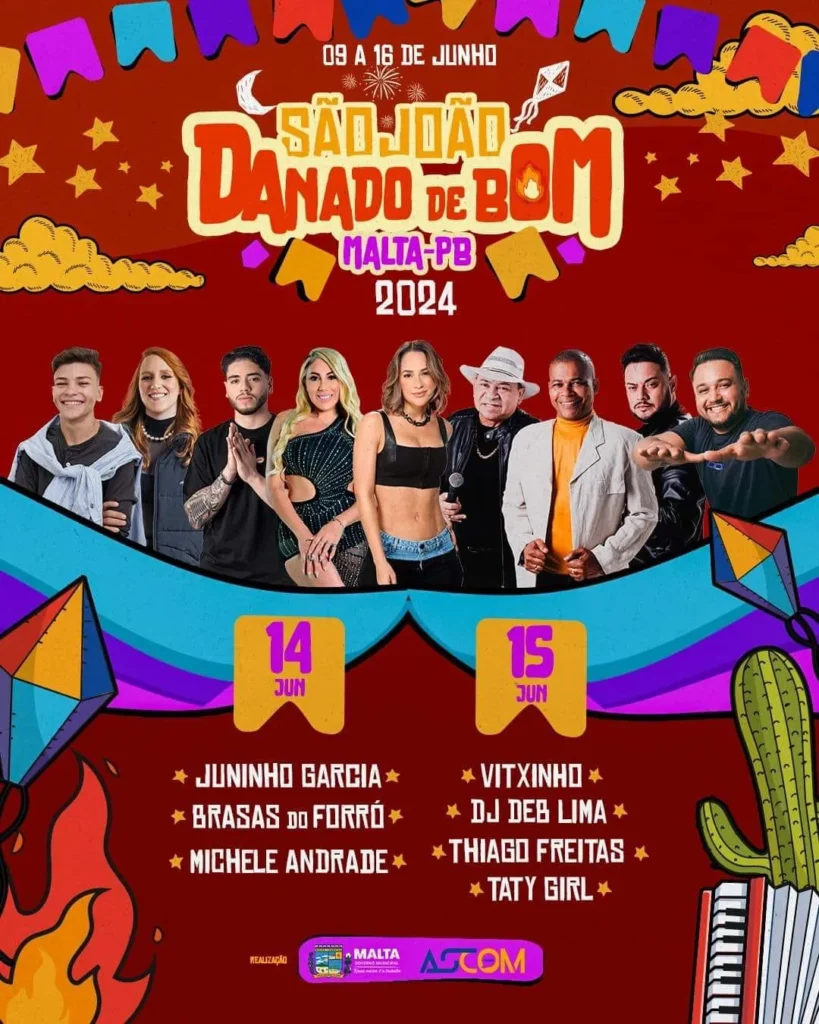 Festa de São João Danado de Bom 2024 em Malta