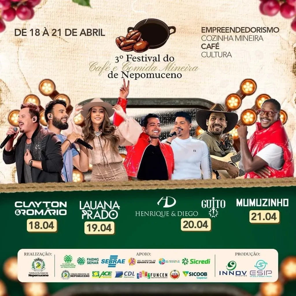 Festival do Café 2024 em Nepomuceno