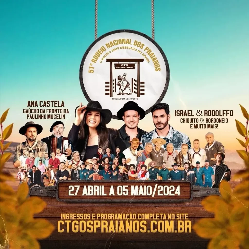 Rodeio Nacional dos Praianos 2024 em São José