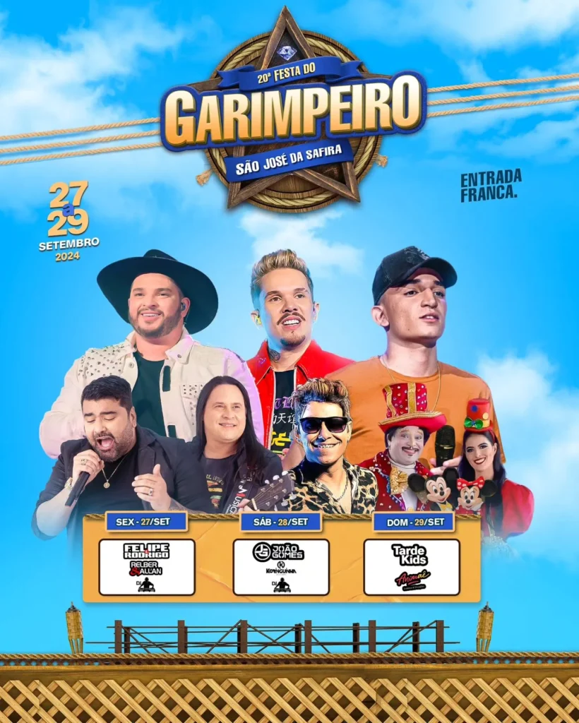 Festa do Garimpeiro 2024 em São José da Safira