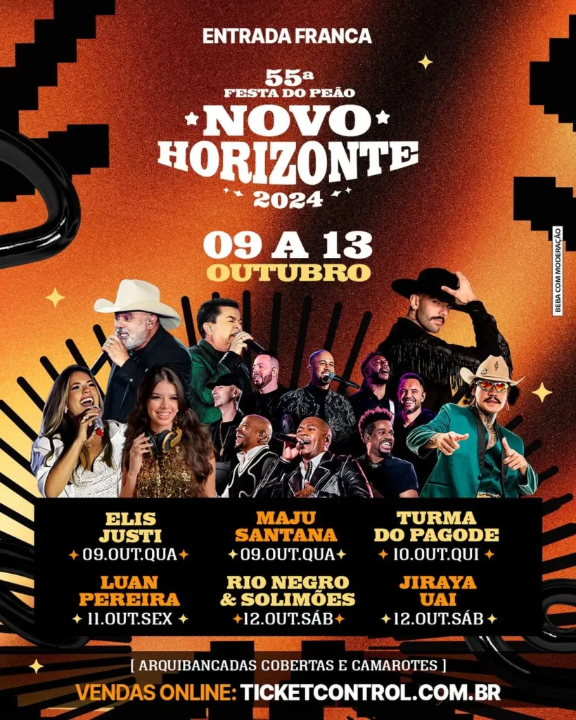 Festa do Peão 2024 em Novo Horizonte